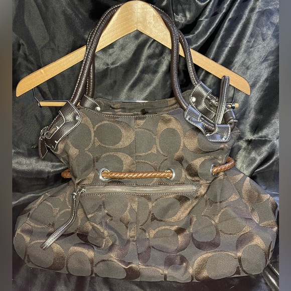 Coach brown purse handbag. Used. - Picture 6 of 10